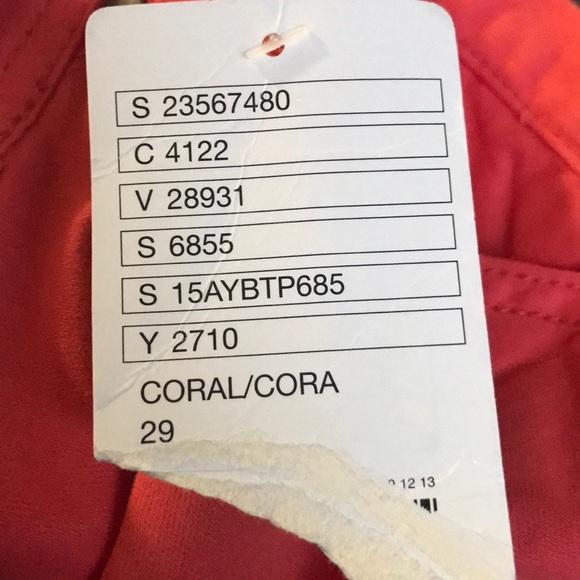 Pilcro and the Letterpress Coral Straight Pant - Picture 8 of 8